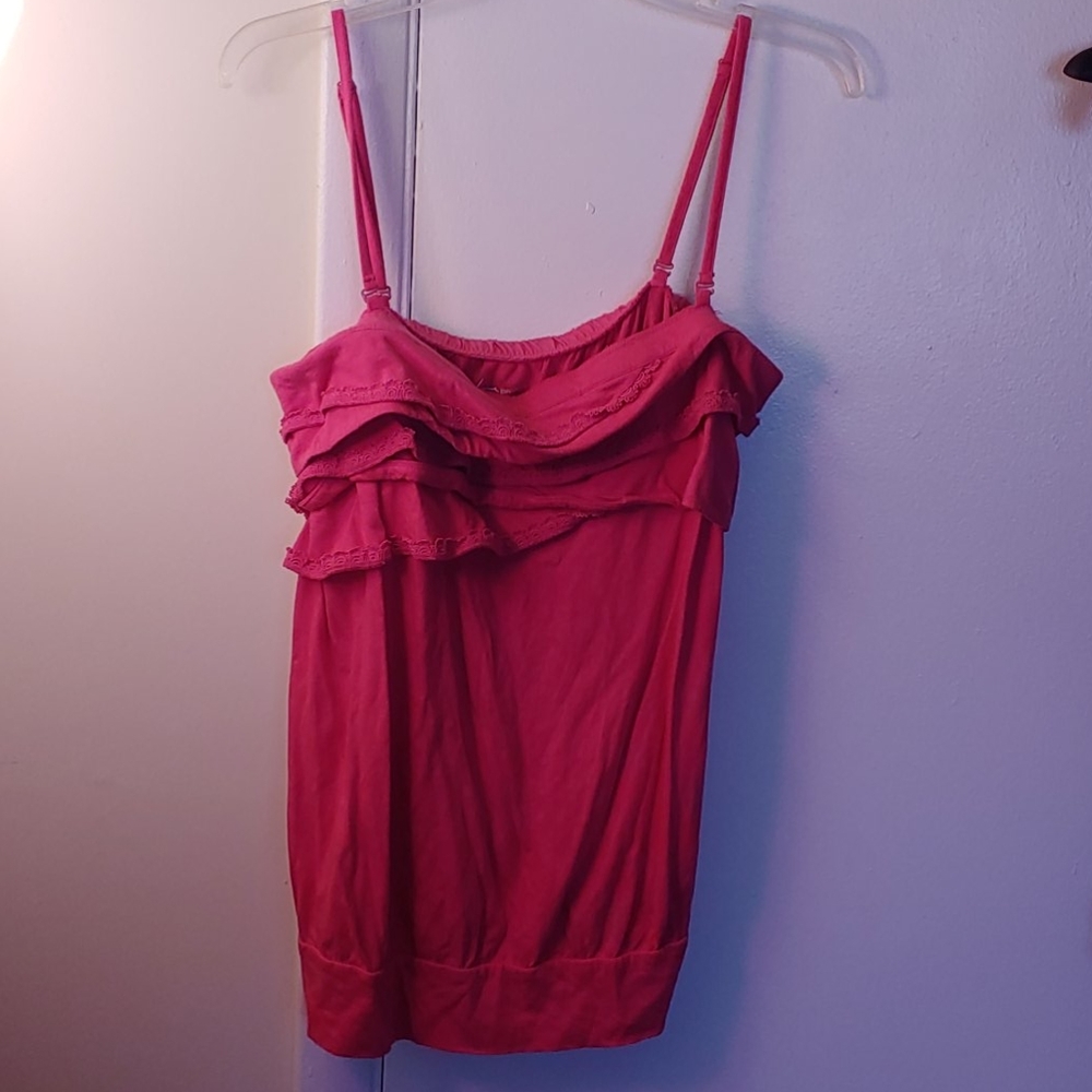 Hot pink convertible tank
